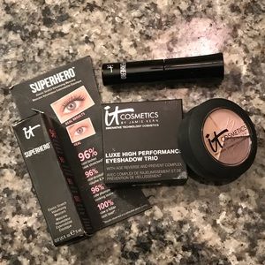 IT Cosmetics Eyeshadow Trio and Travel Mascara